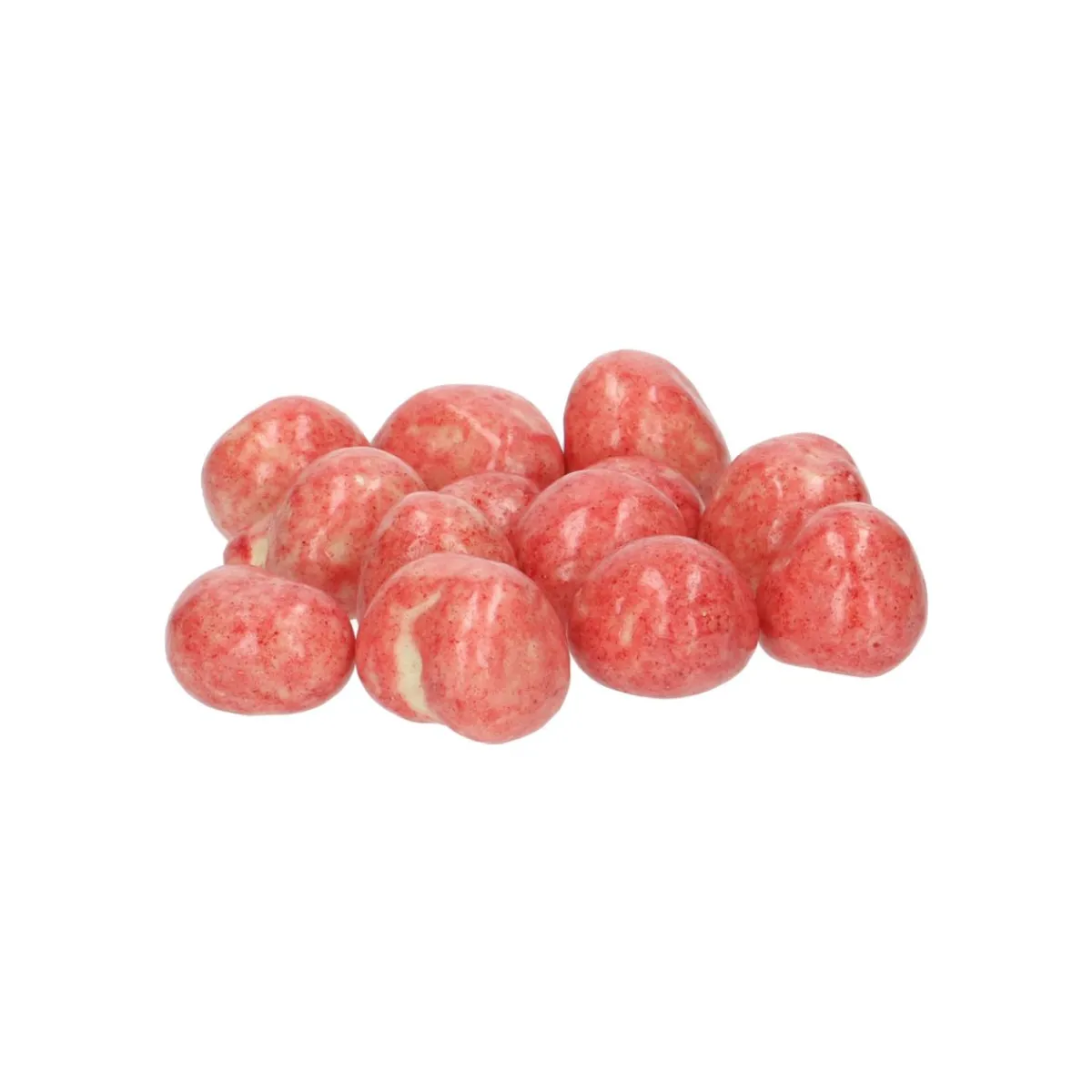 Chocolade*DILLE & KAMILLE Frambozen in witte chocolade, 80 gram