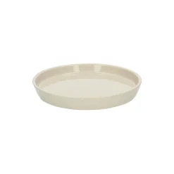 Dessert|Borden*DILLE & KAMILLE Gebaksbord, steengoed, beige, spikkel, Ø 15 cm