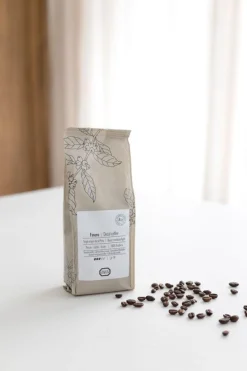 Koffie*DILLE & KAMILLE Gemalen koffie cafeïnevrij, biologisch, Finoro Peru, 250 gram