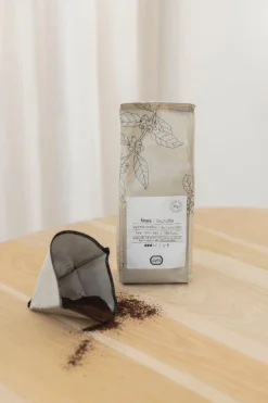 Koffie*DILLE & KAMILLE Gemalen koffie cafeïnevrij, biologisch, Finoro Peru, 250 gram