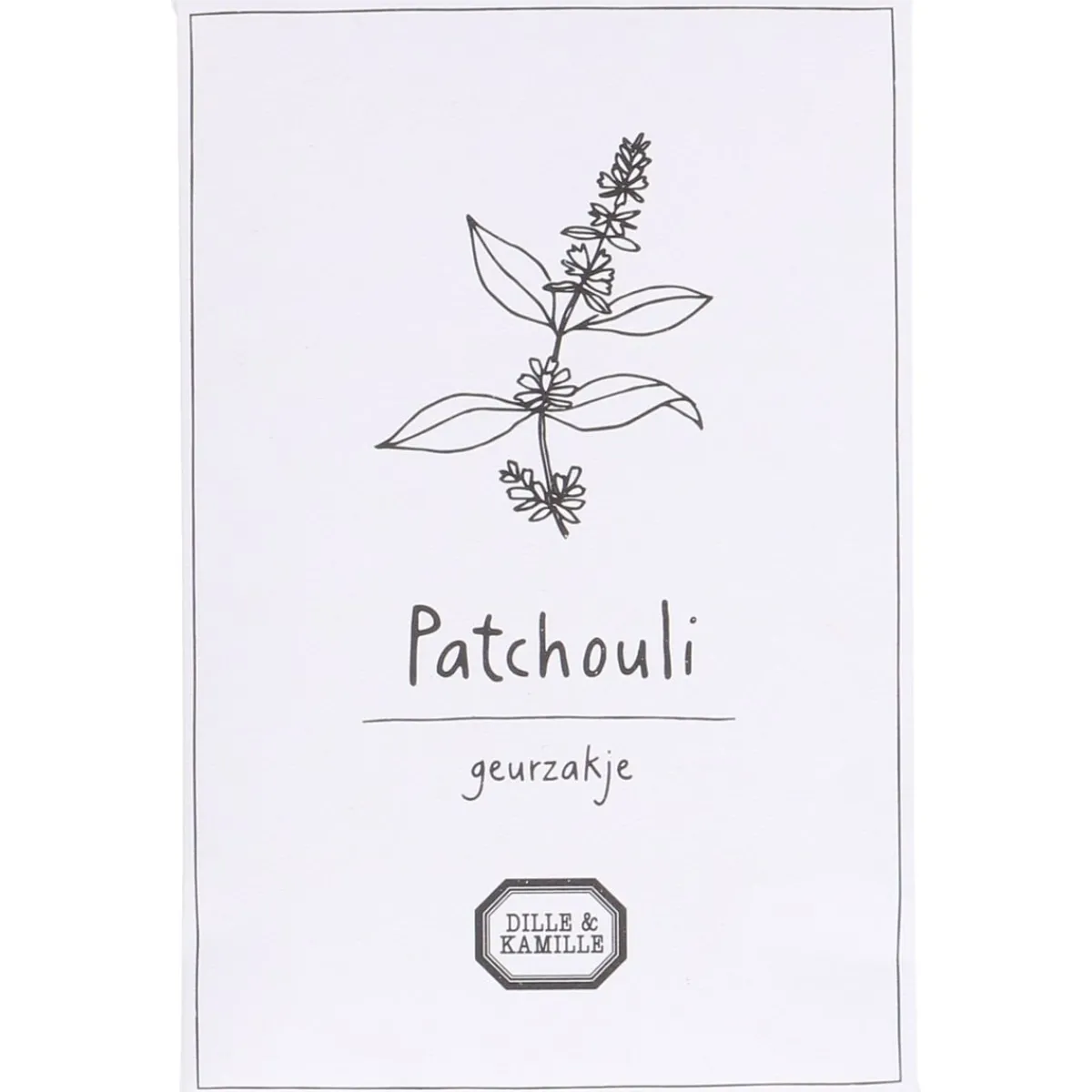Geurzakjes*DILLE & KAMILLE Geurzakje, patchouli