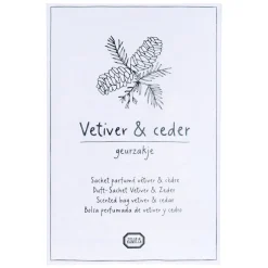 Geurzakjes*DILLE & KAMILLE Geurzakje, vetiver & ceder
