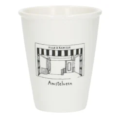 Bekers En Mokken*DILLE & KAMILLE Gevel mok, Amstelveen, porselein, 200 ml
