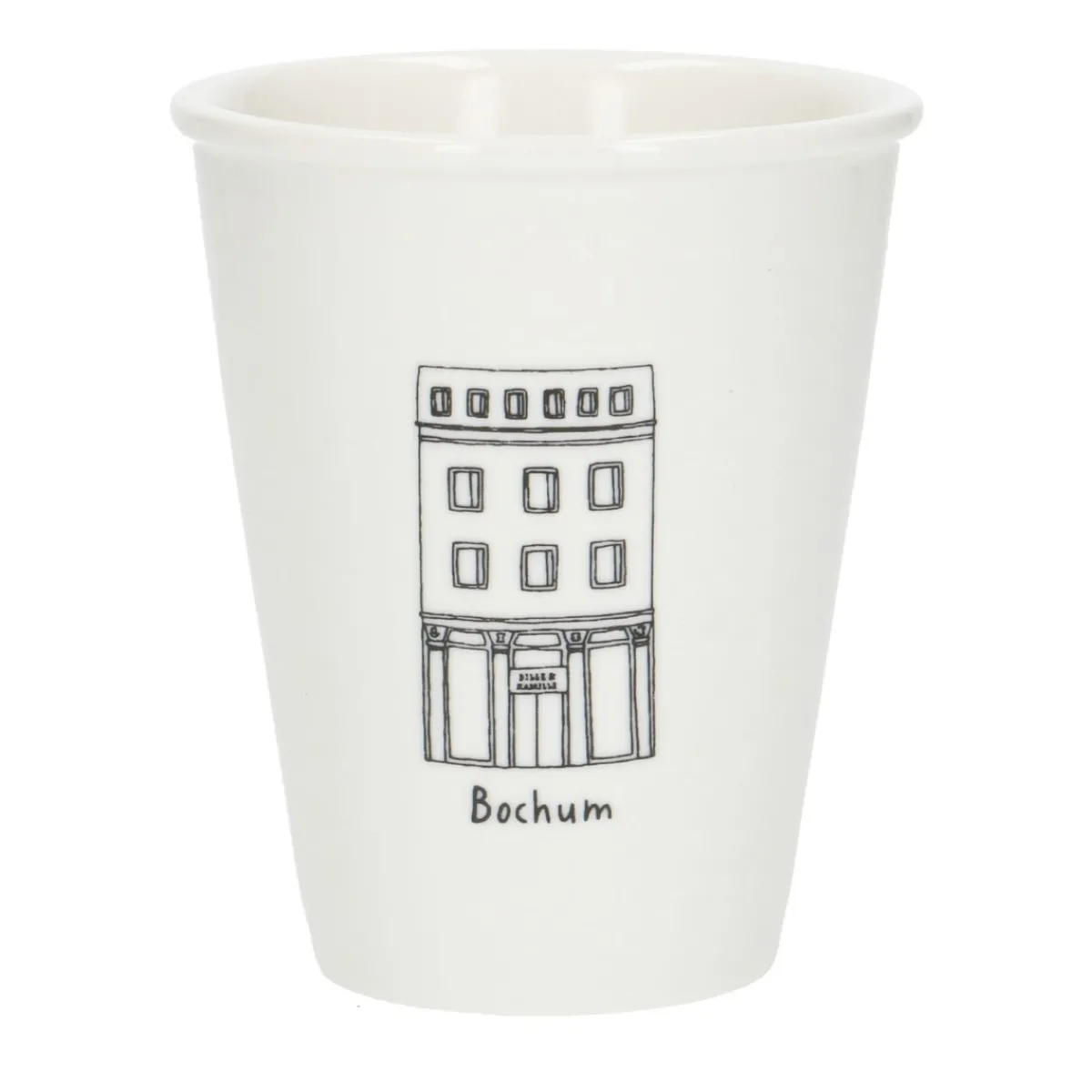 Bekers En Mokken*DILLE & KAMILLE Gevel mok, Bochum, porselein, 200 ml