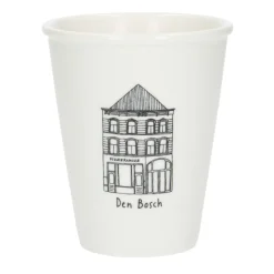 Bekers En Mokken*DILLE & KAMILLE Gevel mok, Den Bosch, porselein, 200 ml