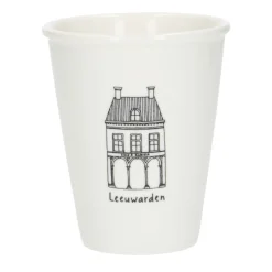 Bekers En Mokken*DILLE & KAMILLE Gevel mok, Leeuwarden, porselein, 200 ml