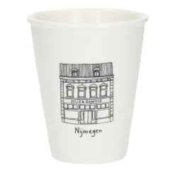 Bekers En Mokken*DILLE & KAMILLE Gevel mok, Nijmegen, porselein, 200 ml