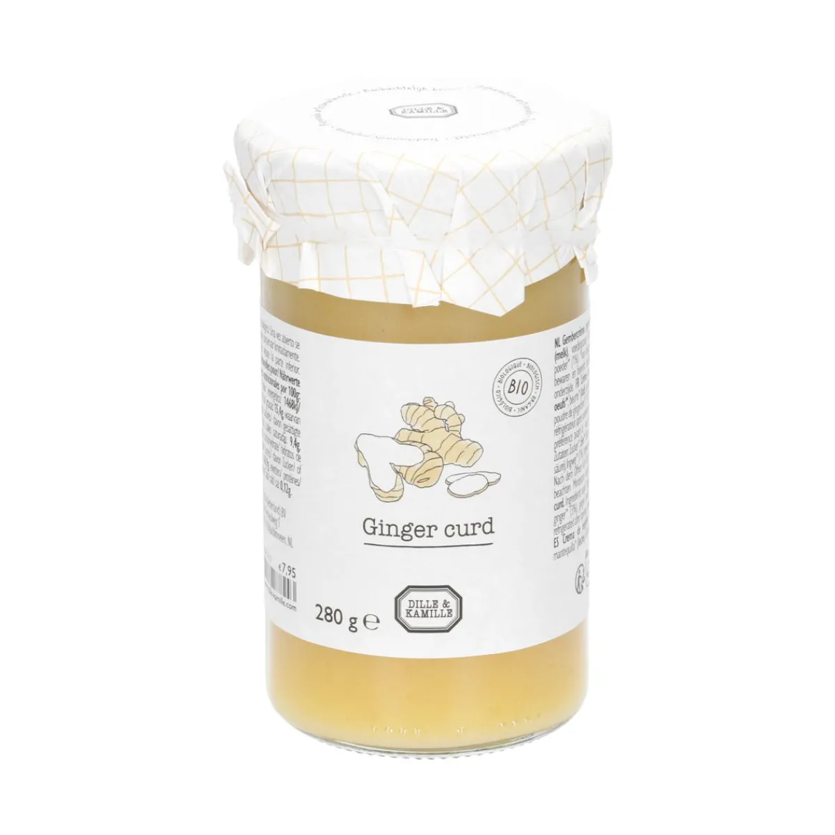 Curds*DILLE & KAMILLE Ginger curd, biologisch, 280 gram