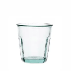 Glazen*DILLE & KAMILLE Glas met facetten, gerecycled glas, 250 ml