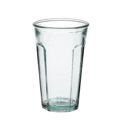 Glazen*DILLE & KAMILLE Glas met facetten, gerecycled glas, 300 ml