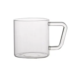 Theekopjes|Glazen*DILLE & KAMILLE Glas met oor, hittebestendig, 400 ml