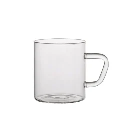Theekopjes|Glazen*DILLE & KAMILLE Glas met oor, hittebestendig, 190 ml