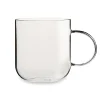Theekopjes|Glazen*DILLE & KAMILLE Glas met oor, hittebestendig, 400 ml
