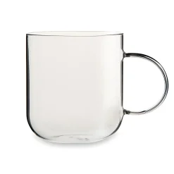 Theekopjes|Glazen*DILLE & KAMILLE Glas met oor, hittebestendig, 400 ml