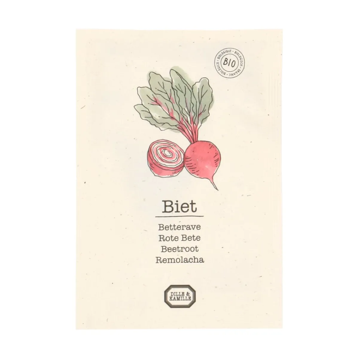 Zaaien*DILLE & KAMILLE Groentezaden, biologisch, rode bietjes, 1 g