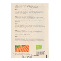 Zaaien*DILLE & KAMILLE Groentezaden, biologisch, wortel, 2 g