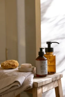 Handdoeken*DILLE & KAMILLE Handdoek, Recycled katoen, Licht zand, 50 x 100 cm