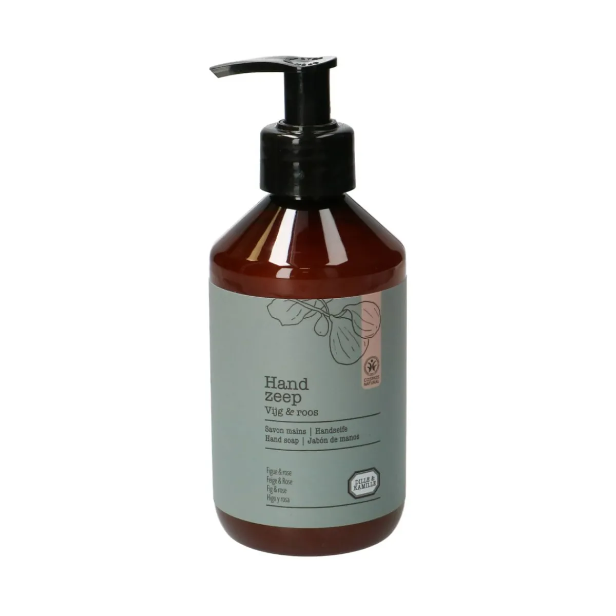 Zeeppompjes En Navulling|Handzeep*DILLE & KAMILLE Handzeep, vijg & roos, 300 ml