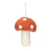 Warm Wonen|Herfst Decoratie*DILLE & KAMILLE Hanger paddenstoel, vilt, rood met witte stippen