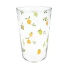 Glazen*DILLE & KAMILLE Hoog glas, citroenen, 400 ml