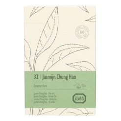 Thee*DILLE & KAMILLE Jasmijn Chung Hao, biologisch, groene thee, 15 theebuiltjes