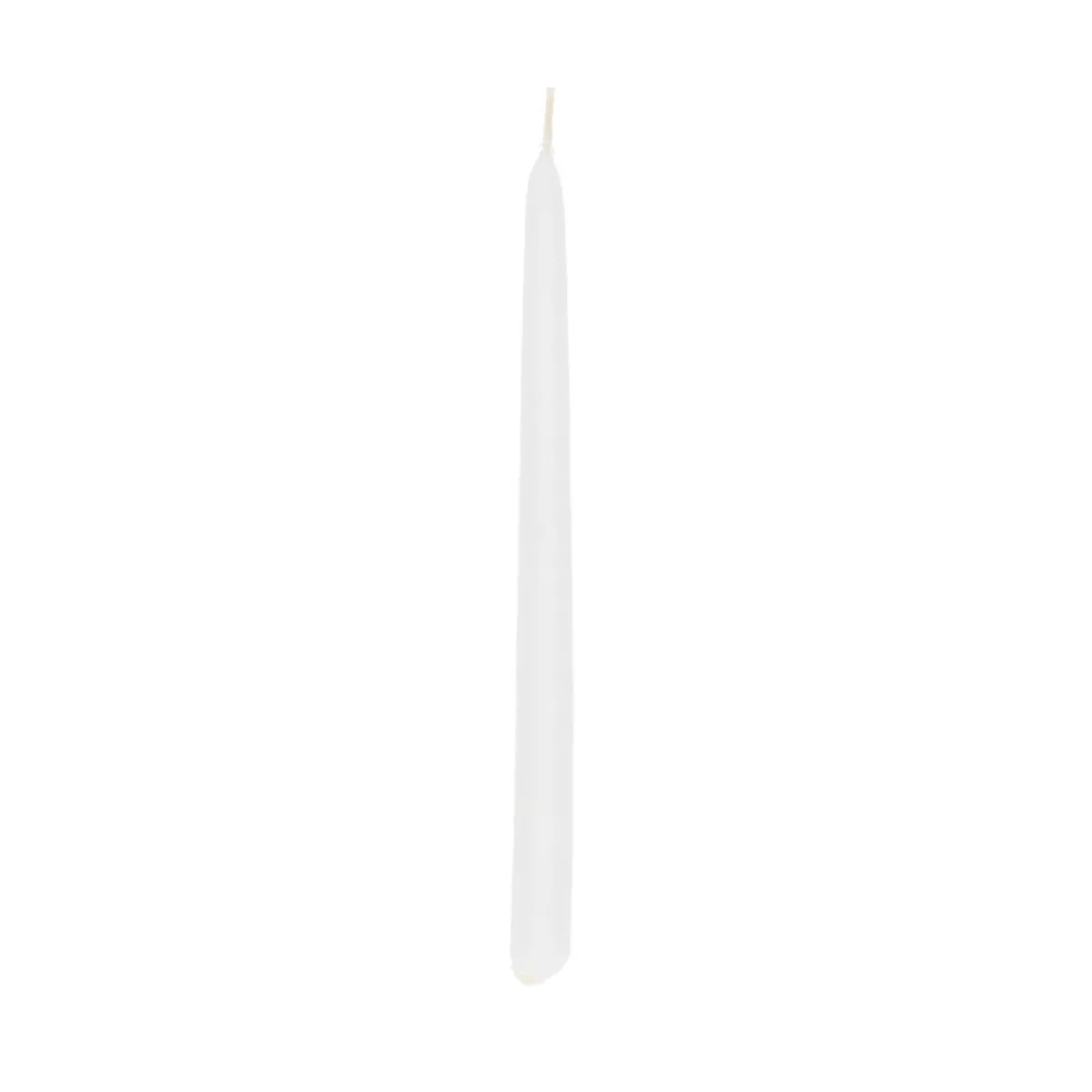 Kleine Kaarsjes*DILLE & KAMILLE Kaarsjes smal, wit, 17 cm, 10 stuks
