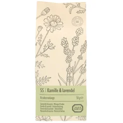 Thee*DILLE & KAMILLE Kamille & lavendel, biologisch, kruidenmelange, zakje 50 gram