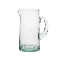 Kannen|Glazen*DILLE & KAMILLE Kan, gerecycled glas, handgeblazen, 900 ml