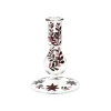 Kandelaars*DILLE & KAMILLE Kandelaar, handbeschilderd, glas, roze, 13 cm