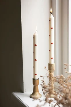 Warm Wonen|Herfst Decoratie*DILLE & KAMILLE Kandelaar, mangohout, groot