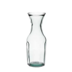 Glazen*DILLE & KAMILLE Karaf met facetten, gerecycled glas, 1 liter