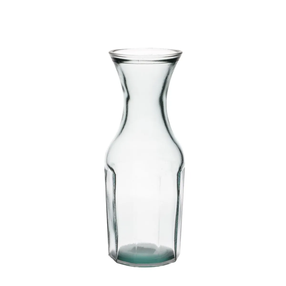 Glazen*DILLE & KAMILLE Karaf met facetten, gerecycled glas, 1 liter