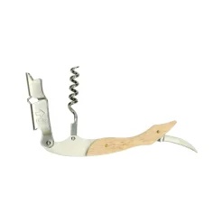 Glazen|Overige Keukenaccessoires*DILLE & KAMILLE Kelnermes, rubberhout, rvs