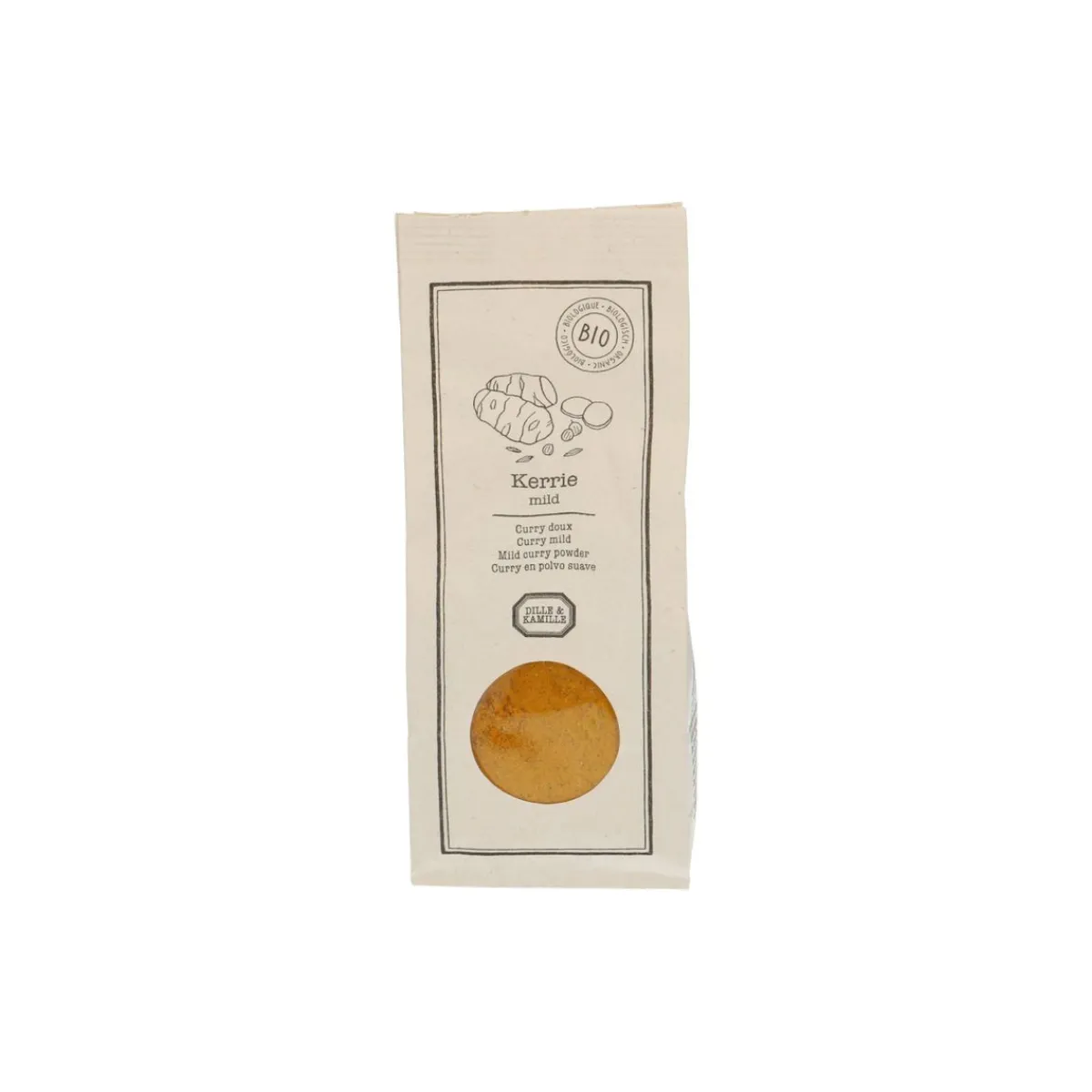 Specerijen|Kruiden*DILLE & KAMILLE Kerriepoeder mild, biologisch, 50 g