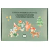 Kaarten*DILLE & KAMILLE Kerstkaart + envelop, kerstdieren, set van 10 in doos