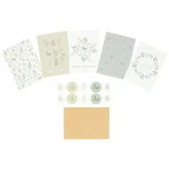 Kaarten|Kaarten*DILLE & KAMILLE Kerstkaart + envelop, kersttakjes, set van 10 in doos