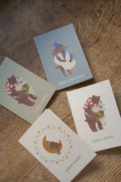 Kaarten*DILLE & KAMILLE Kerstkaart met envelop, kikker