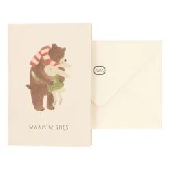 Kaarten*DILLE & KAMILLE Kerstkaart met envelop, knuffel