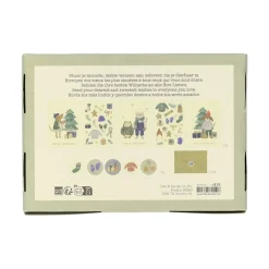 Kaarten*DILLE & KAMILLE Kerstkaarten met envelop, winteraccessoires, set van 10 in een doos