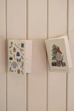Kaarten*DILLE & KAMILLE Kerstkaarten met envelop, winteraccessoires, set van 10 in een doos