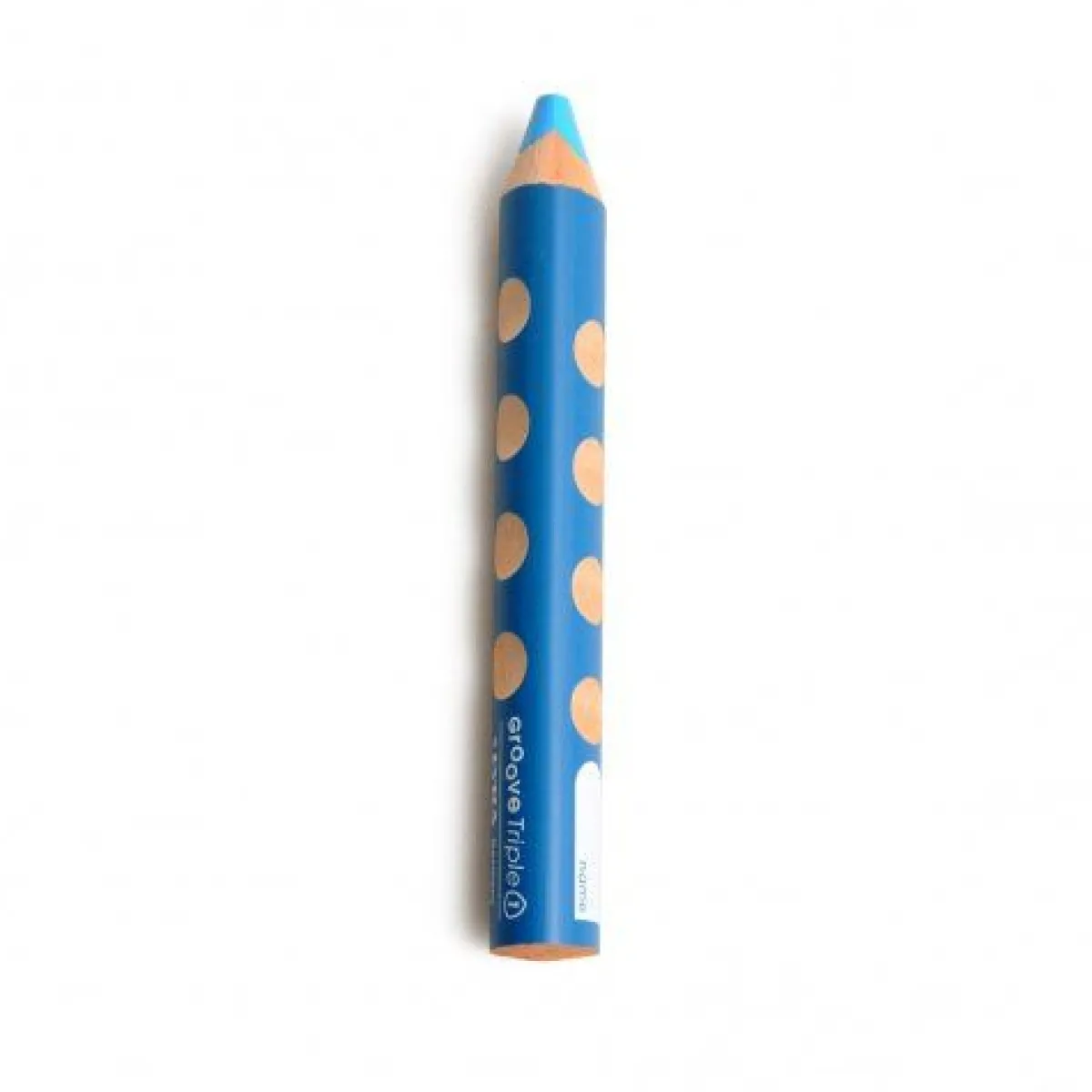 Schrijven & Tekenen|Knutselspullen*DILLE & KAMILLE Kleurpotlood 3 in 1, ergonomische grip, lichtblauw