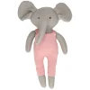 Poppen & Knuffels|Babyspeelgoed*DILLE & KAMILLE Knuffel olifant, GOTS katoen, gebreid