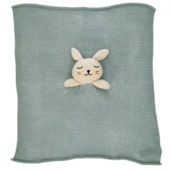 Poppen & Knuffels|Babyspeelgoed*DILLE & KAMILLE Knuffeldoek, GOTS katoen, gebreid, konijn