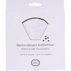 Bakken Met Peren|Koffie*DILLE & KAMILLE Koffiefilter herbruikbaar, RVS, 2-4 kopjes