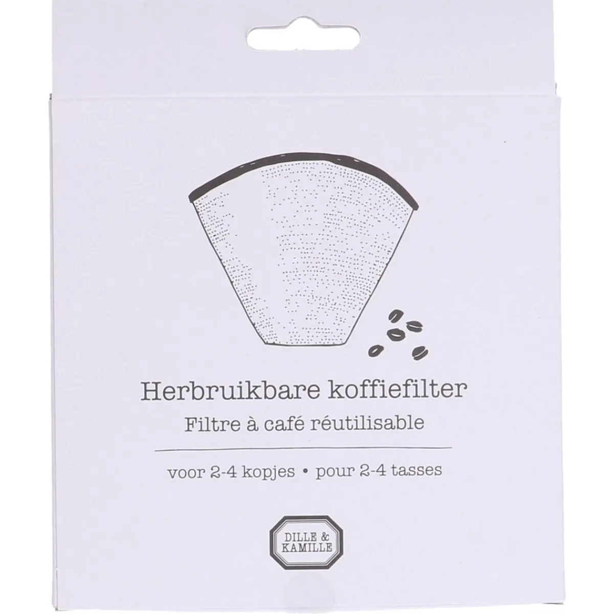 Bakken Met Peren|Koffie*DILLE & KAMILLE Koffiefilter herbruikbaar, RVS, 2-4 kopjes