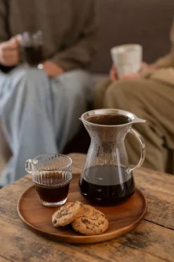 Bakken Met Peren|Koffie*DILLE & KAMILLE Koffiekan + filter, 600 ml, glas en rvs