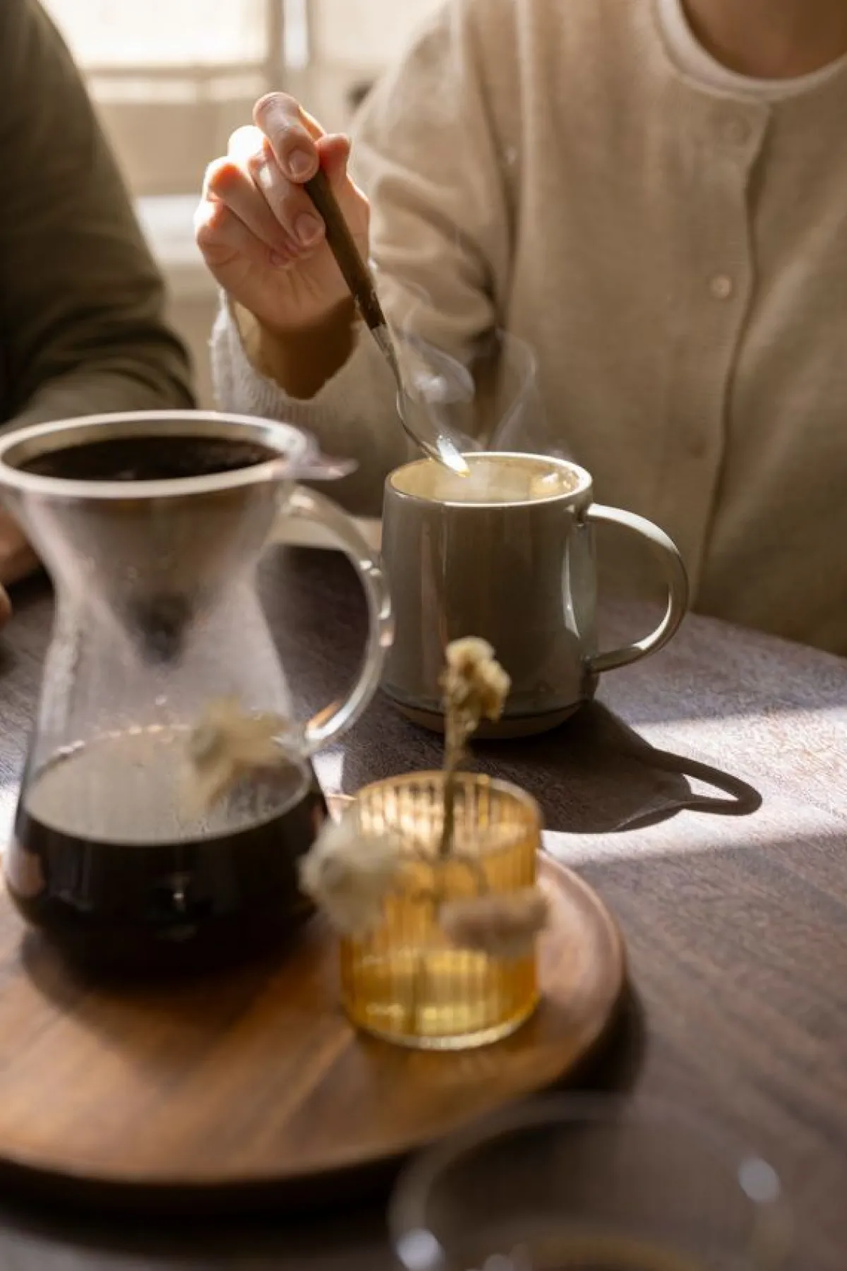 Bakken Met Peren|Koffie*DILLE & KAMILLE Koffiekan + filter, 600 ml, glas en rvs