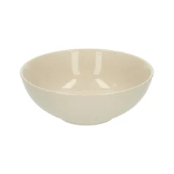 Schalen|Soepkommen*DILLE & KAMILLE Kom, steengoed, beige, spikkel, Ø 17,5 cm, laag