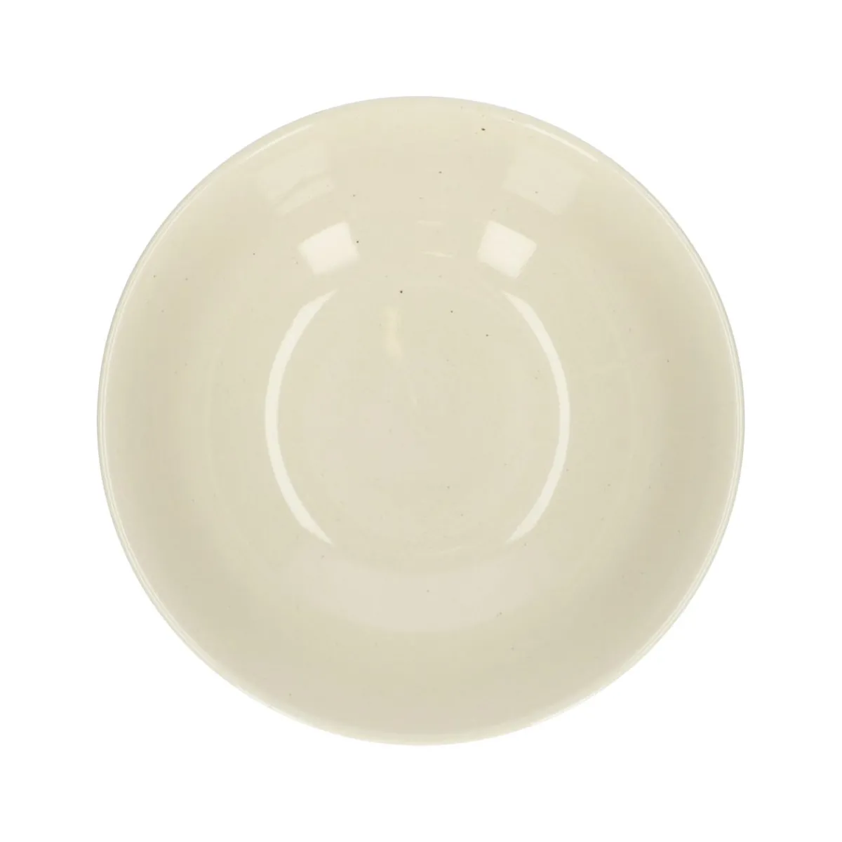 Schalen|Soepkommen*DILLE & KAMILLE Kom, steengoed, beige, spikkel, Ø 17,5 cm, laag