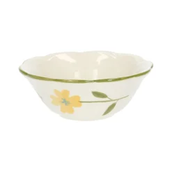 Schalen|Soepkommen*DILLE & KAMILLE Kom, steengoed, wilde bloemen, Ø 12,5 cm x 4,5 cm